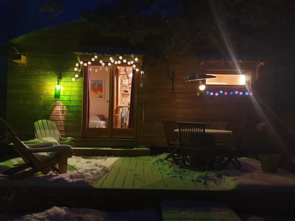 Chalet Grenouille Domaine De La Mamounette Champclause Exterior photo