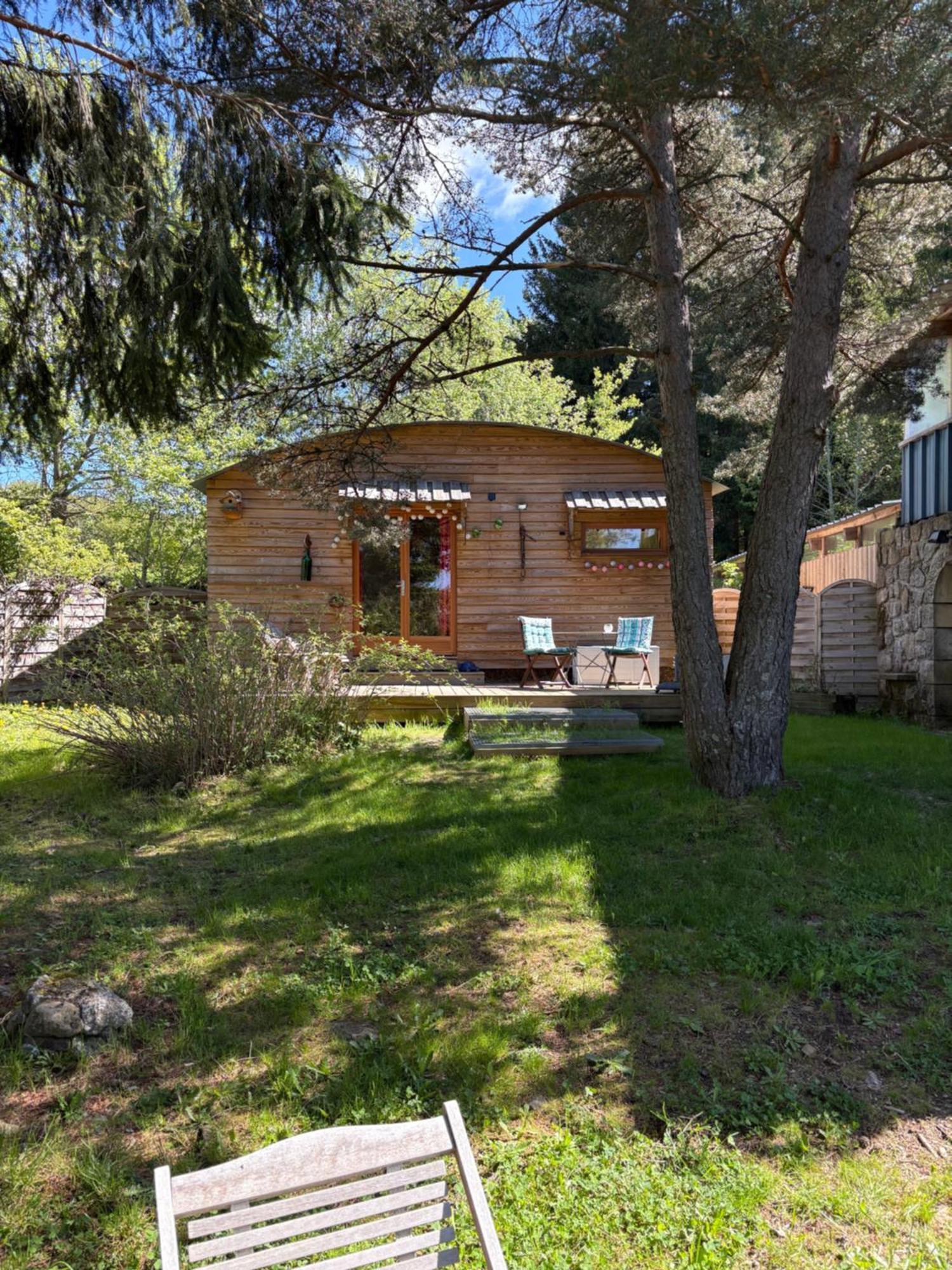 Chalet Grenouille Domaine De La Mamounette Champclause Exterior photo